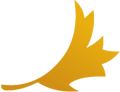 Footer leaf logo